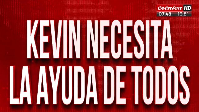 Kevin tiene un tumor y necesita una costosa prótesis