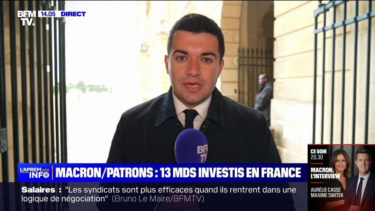 La sixième édition de "Choose France" marquée par un montant record de 13 milliards d'euros d'investissements annoncés