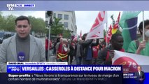 Emmanuel Macron à Versailles: la manifestation contre la réforme des retraites est terminée