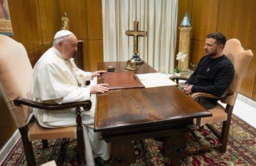 Le pape François a rencontré Volodymyr Zelensky