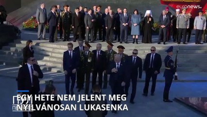 Egészségi állapota miatt tűnhetett el Lukasenka a nyilvánosság elől