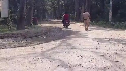 पश्चिमी चंपारण: एनएच 727 का निर्माण कार्य अधर में लटका, वन विभाग ने नहीं दिया एनओसी