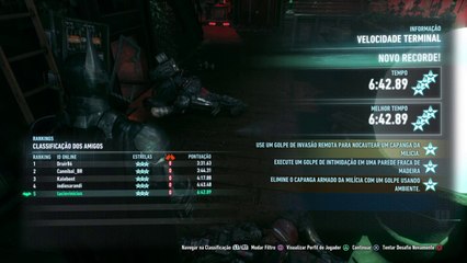 AR Challenges - Terminal Velocity - 3 stars - Batman: Arkham Knight