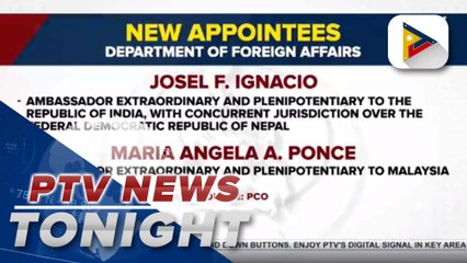 PBBM names new PH envoys