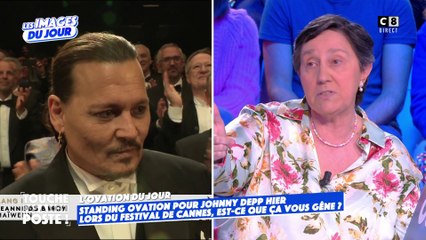 Johnny Depp acclamé lors du Festival de Cannes