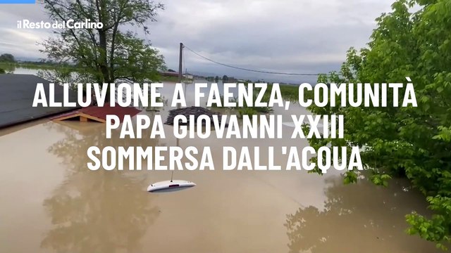 Alluvione a Faenza, comunit? Papa Giovanni XXIII sommersa dall'acqua: il video