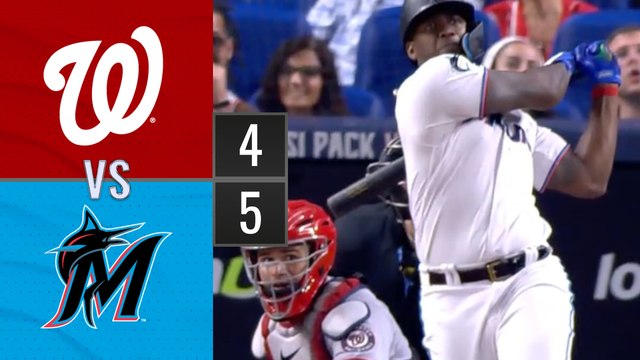 Resumen Nacionales de Washington vs Marlins de Miami | MLB 16-05-2023