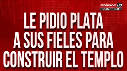 Pastor compró templo con plata de fieles y los estafó poniendoló todo a su nombre