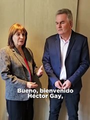 El video de Patricia Bullrich con Héctor Gay
