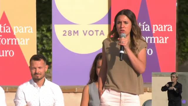 Irene Montero: Sólamente hay una fuerza con la valentía necesaria para transformar