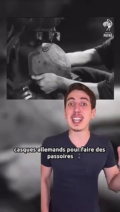 Des casques allemands pour faire des passoires !