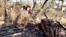 पूर्णिया: अगलगी की घटना 6 घर जलकर राख, लाखों का नुकसान
