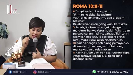 Roma 10 ayat 8 - Debby Basjir #debbybasjir