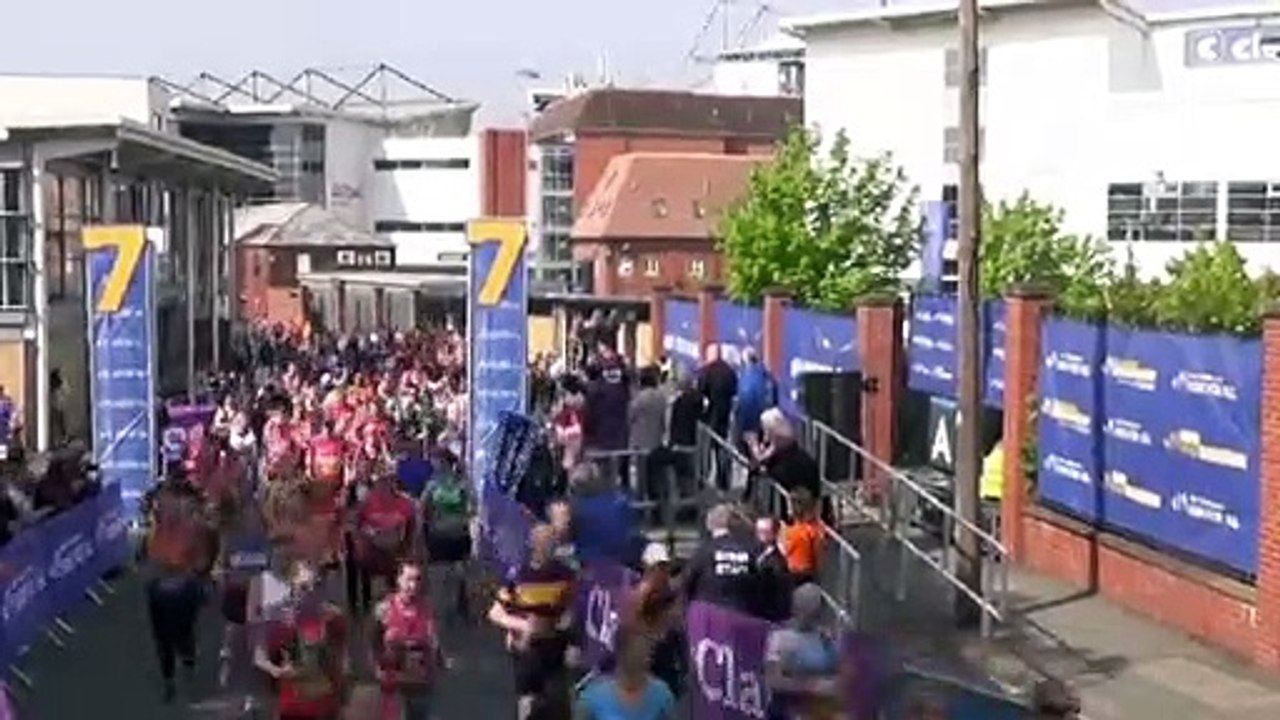 Buckfastleigh firefighter Brett Easterbrook in the Rob Burrow Leeds