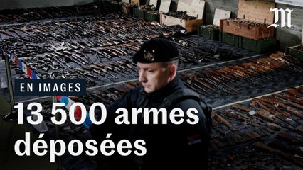 Pistolets, fusils, lance-grenades… : en Serbie, des milliers d’armes remises à la police