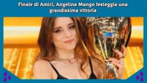 Finale di Amici, Angelina Mango festeggia una grandissima vittoria
