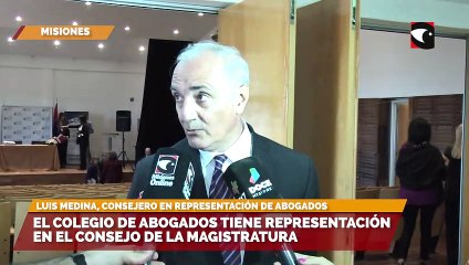 El colegio de abogados tiene representación en el Consejo de la Magistratura