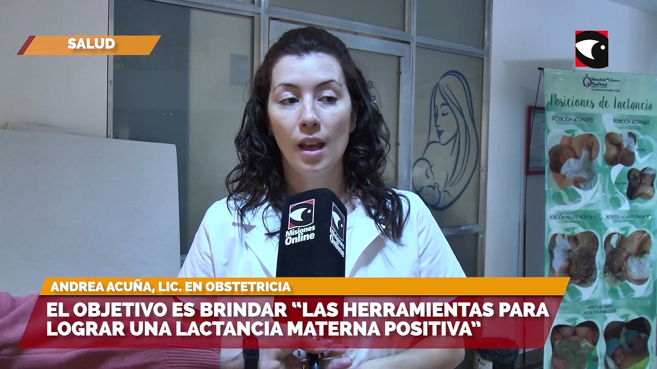 El objetivo es brindar “las herramientas para lograr una Lactancia Materna Positiva” indicaron desde el Hospital Materno Neonatal