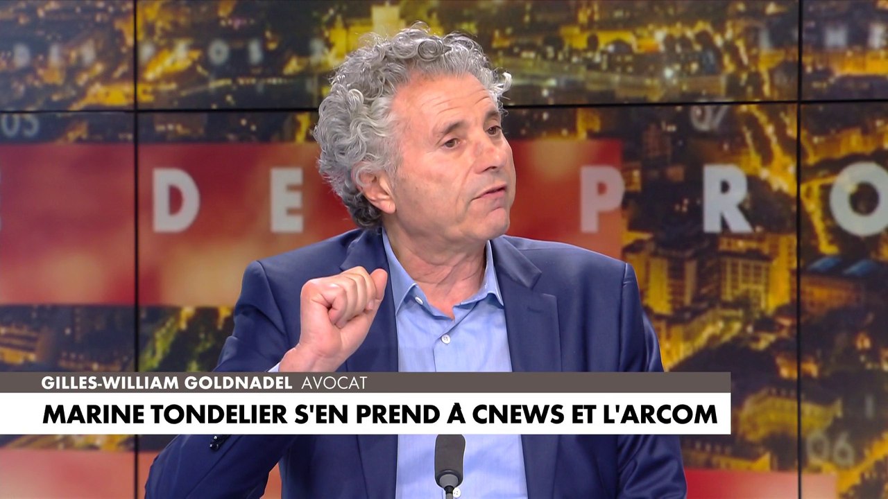 Gilles-William Goldnadel sur les propos de Mari...