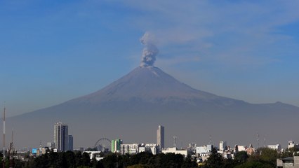 Volcán Popocatépetl registró una fuerte explosión en México