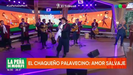 Justificado enojo del Chaqueño Palavecino en La Peña de Morfi