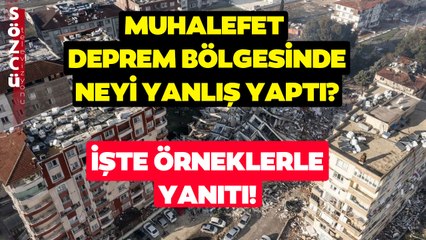 Millet İttifakı Deprem Bölgesinde Neyi Yanlış Yaptı? Murat Karayalçın Örneklerle Anlattı