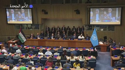 عباس يطالب في ذكرى النكبة بـ"تعليق عضوية" إسرائيل في الأمم المتحدة