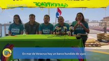 En mar de Veracruz hay un barco hundido de 1920 que se investigará y detonará turísticamente: Greenpeace