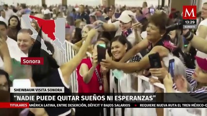 Nadie puede quitarle los sueños al pueblo de México ni a las mujeres: Sheinbaum