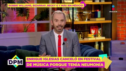 Enrique Iglesias cancela participación en Emblema por neumonía