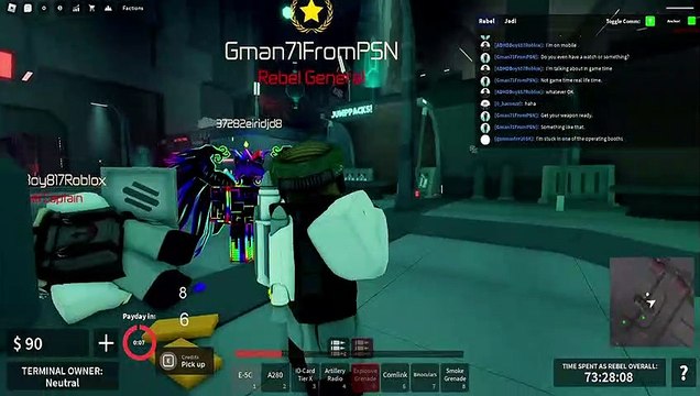 While hosting a raid on Star Wars: Coruscant RP with some odd encounters