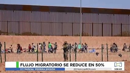 Flujo migratorio en frontera con EE.UU. se reduce en 50%