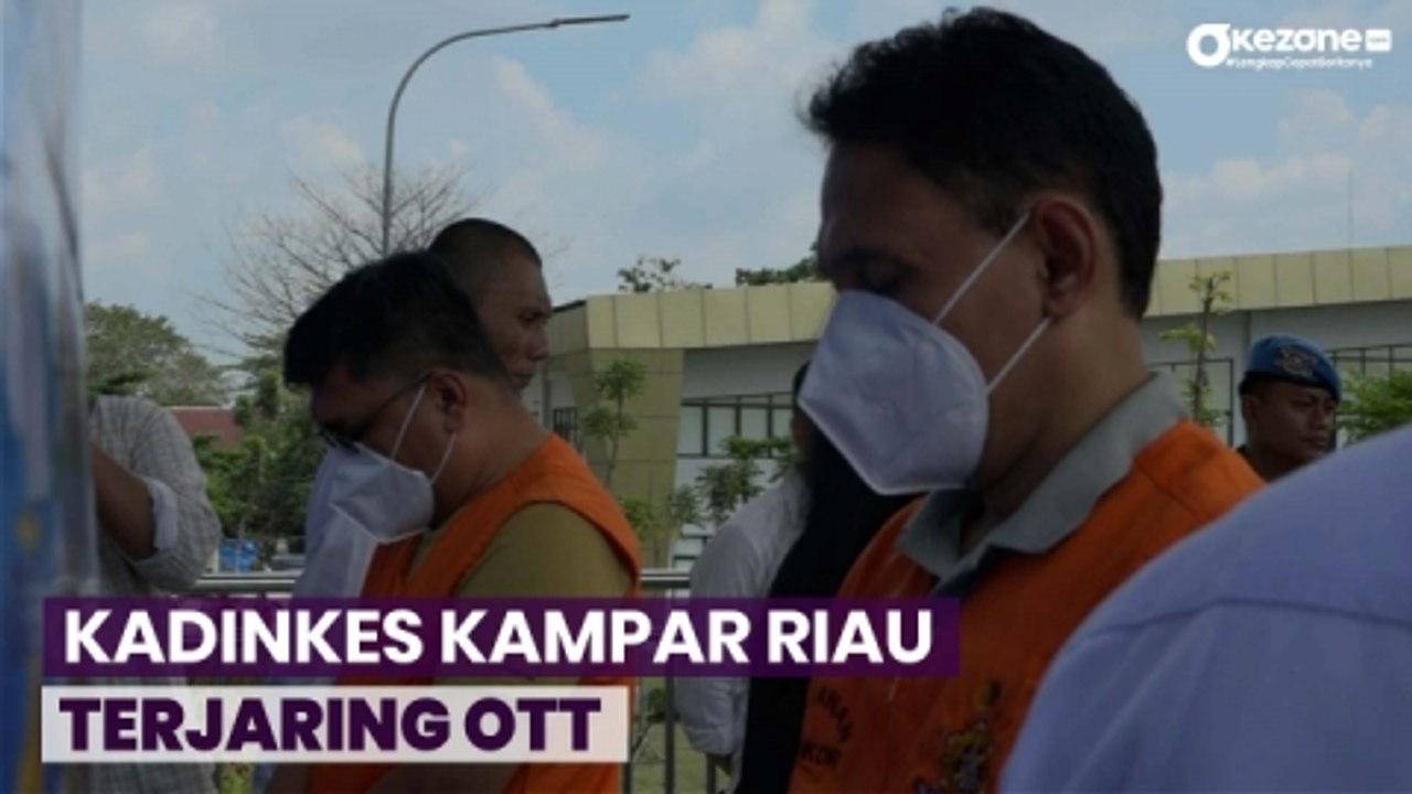 Kadinkes Kampar Riau dan Kepala Puskesmas Terjaring OTT Polisi