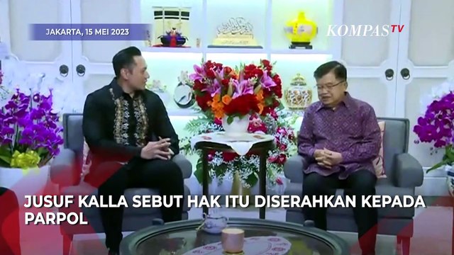 Soal Bisikan Jokowi, Jusuf Kalla Singgung Era Megawati dan SBY Tak Pengaruhi Parpol soal Capres