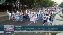 Mexicanas convierten celebración del Día de la madre en jornada de protestas por los desaparecidos