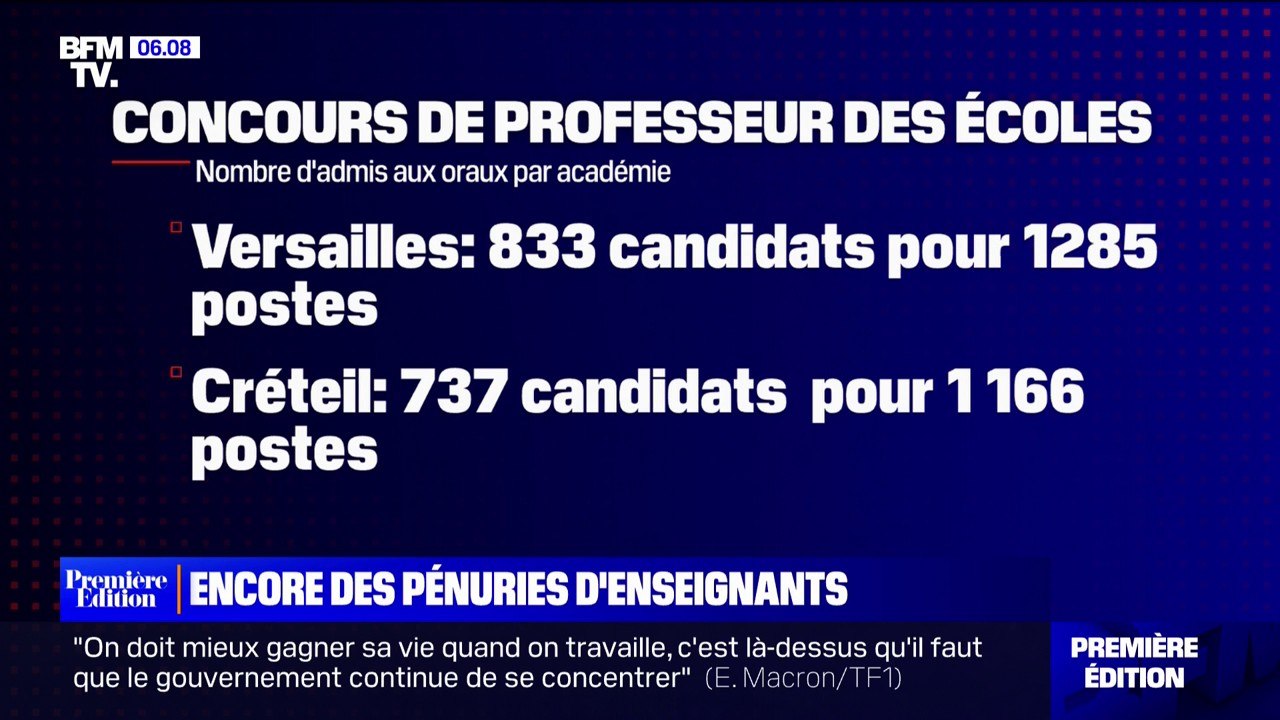 Les académies de Versailles et Créteil touchées par la pénurie d'enseignants