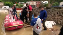 شاهد: فيضانات تغمر مساحات واسعة من كرواتيا