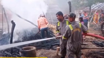 बाराबंकी में भीषण आग का तांडव, सब कुछ हो गया तबाह; देखिए वीडियो