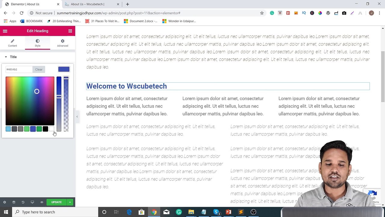 Learn How to Add Text Heading with Elementor in WordPress _ WordPress Tutorial-(1080p)