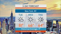Thunderstorms, dry weather forecast for the Northeast