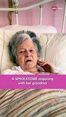 Girl Wholesome Singalong With Her Grandma || Heartsome