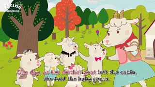 The Wolf and the Seven Little Goats - Fairy tale - English Stories (Reading Books)