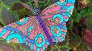 Craft Stick & Paper Moth | Art & Craft Idea