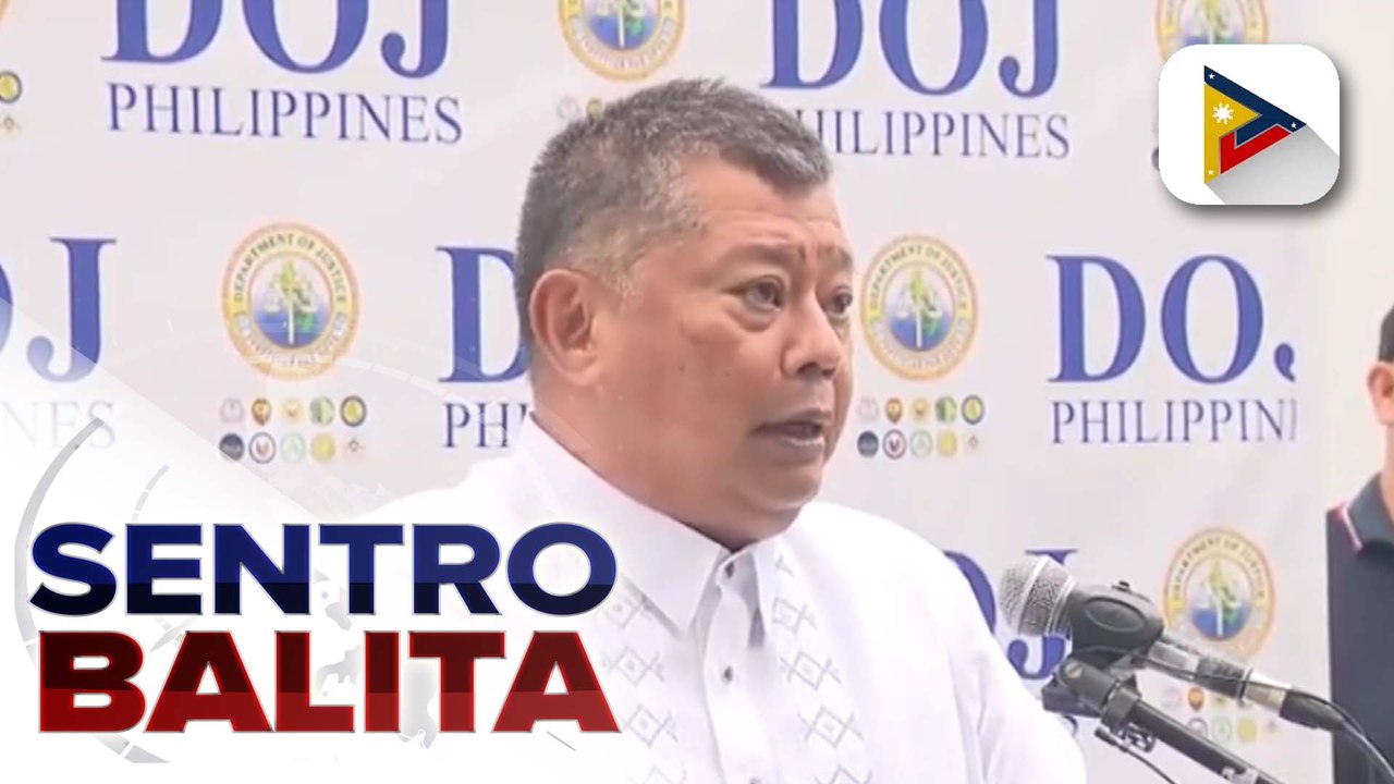 DOJ, tiniyak na tuloy pa rin ang pagsasampa ng kaso vs mga umano’y sangkot sa Degamo slay case
