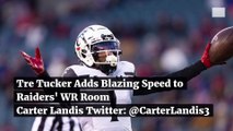 Tre Tucker Adds Blazing Speed to Raiders' WR Room