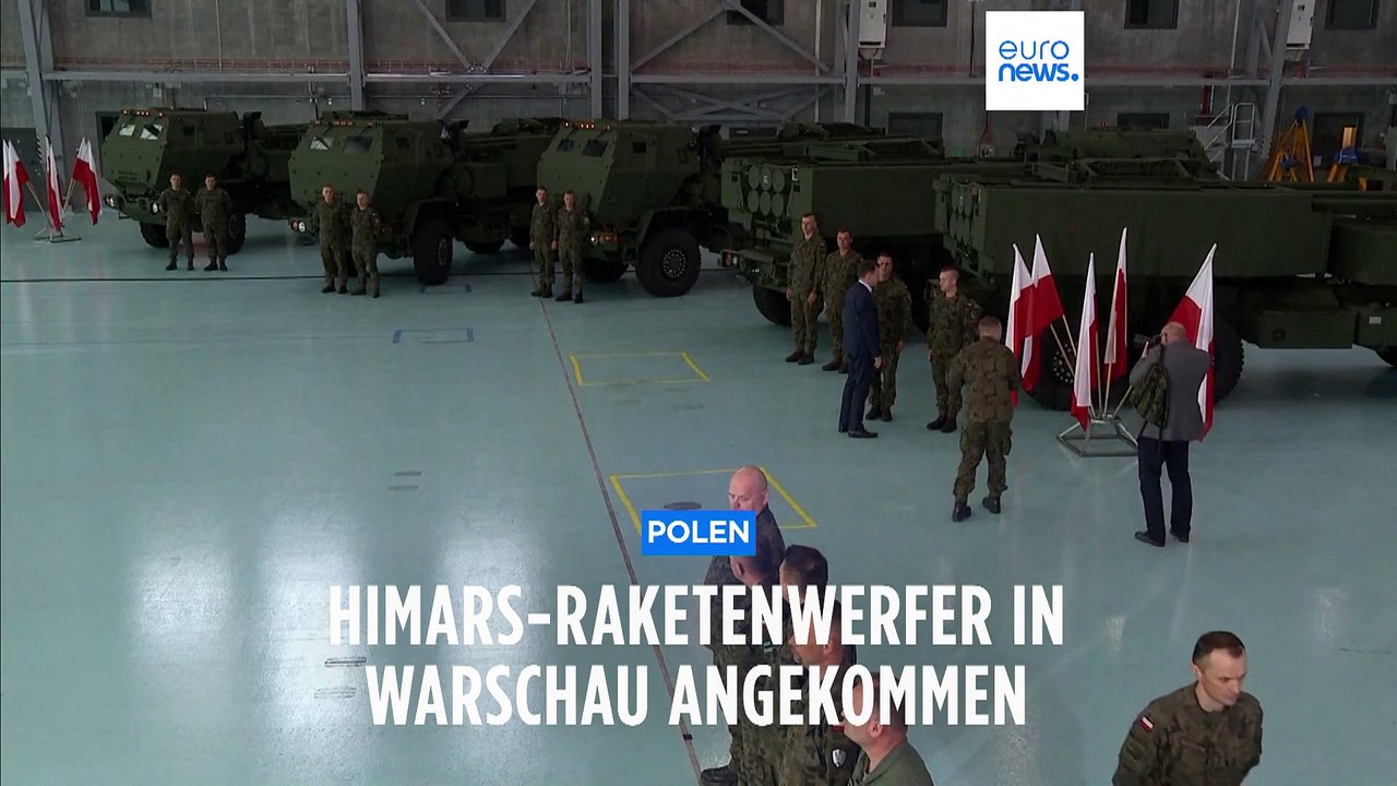 Polen rüstet auf: US-amerikanische Himars-Raketenwerfer in Warschau angekommen