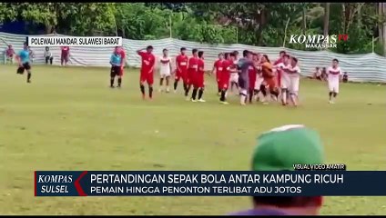 Download Video: Liga Tarkam Ricuh Pemain Dan Penonton Adu Jotos