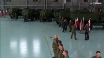 فيديو: ناتو يدعم جبهته الشرقية بتسليم بولندا قاذفات صواريخ أمريكية
