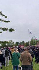 Spitfires flypast at Nottinghamshire County Show