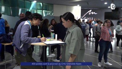 Reportage - Le CHU qui peine à recruter organise un job dating